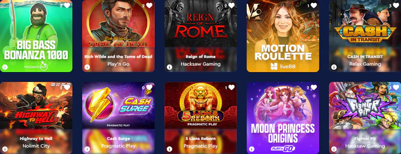 Celsius Casino Spelletjes